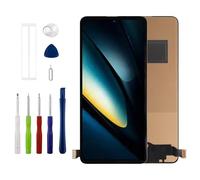 Duotipa Display TFT da 6,67", compatibile con Xiaomi Poco F6 Pro 23113RKC6G, display LCD touchscreen, montaggio con kit di strumenti di riparazione, senza impronte digitali
