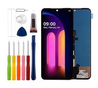 Duotipa LCD Display Touch Screen Digitizer Assembly Ricambio per L-G V60 ThinQ 5G LM-V600 A001LG 6.8" con kit di strumenti tecnici di riparazione, colore nero.