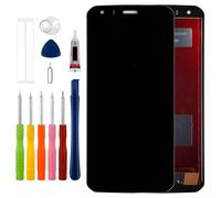 Duotipa - Schermo LCD di ricambio per CAT S62 Pro da 5,7", con kit di strumenti di riparazione tecnica, colore: nero