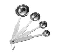 duoyif Cucchiai Dosatori Measuring Spoons, 4 Pezzi cucchiai misurini In Acciaio Inossidabile, 15ml 5ml 2,5ml 1,25ml Measuring Cucchiai, Misurino Per Cottura Polvere Spezie e Caffè (spoons)