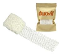 duoyif Rete per arrosti di Carne, Rete per polpettoni, Retes di Cotone Elastico Calibro 22, per Affumicata Friggere e Cucinare Carne Prosciutto, Diametro Massimo di Estensione 30 cm (5 Metri)