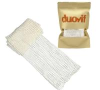 duoyif Rete per arrosti di Carne, Rete per polpettoni, Retes di Cotone Elastico Calibro 36, per Affumicata Friggere e Cucinare Carne Prosciutto, Diametro Massimo di Estensione 40 cm (2 Metri)
