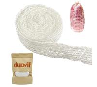 duoyif Rete per Arrosti Rete Arrosto Elastica 11M, Rete di Carne Rete Alimentare per Arrosti Rete Elastica per Arrosti, Rete da Cucina in Cotone per Conservare Friggere e Cucinare La Carne (11m)