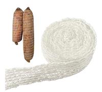 duoyif Rete per Arrosto di Carne, Rete Alimentare per Arrosti, Rete per Arrosti, Rete di Cotone Elastico Calibro 18, Rete per Prosciutto, Rete per Friggere Asciugare Cucinare La Carne (10 Metri)