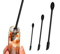 duoyif Spatola Per Bottiglie, Mini Spatola In Silicone, Piccola Spatola In Silicone, Spatola Cosmetica, Spatola L'Ultima Goccia, Spatola Fine Da Cucina Per La Maggior Parte Dei Contenitori 3Pezzi