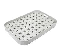duoyif Vassoio Antigoccia Di Plastica 36,5x25x4 cm Vassoio Antigoccia Per Caffè Birra, Vassoio Di Scarico, Vassoio Da Tè, Vassoio Raccogligocce Per Cucina Caffè Bar Ristorante Casa Uffici (grande)