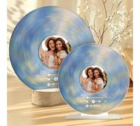 DUOYUN Disco in Vinile Acrilico Personalizzato con Foto