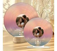 DUOYUN Disco in Vinile Acrilico Personalizzato con Foto