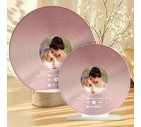 DUOYUN Disco in Vinile Acrilico Personalizzato con Foto