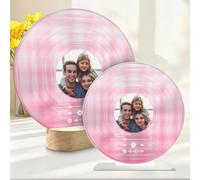 DUOYUN Disco in Vinile Acrilico Personalizzato con Foto