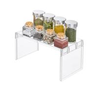 duozoanz Frigorifero Organizzatore Ripiano Ripiani Scaffale - Piatti di Plastica Multifunzione Impilabile per Piano Lavoro Cucina Dispensa Armadi Contaverdure Armadietto (1 PCS)