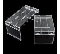 duozoanz Frigorifero Organizzatore Ripiano Ripiani Scaffale - Piatti di Plastica Multifunzione Impilabile per Piano Lavoro Cucina Dispensa Armadi Contaverdure Armadietto, 2 Misure (2 PCS)