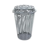 DUPLAST SPA CESTA MILLEUSI C/COP Ø46x67cm SILVER