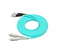 Duplex a fibra ottica 2.0mm 3.0mm 3.0mm della st OM3 dello Sc LC FC del cavo di toppa
