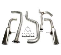 Duplex catback exhaust scarico per Volvo V 70 III XC 70 II 1.6/2.0/2.4