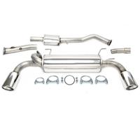 Duplex exhaust scarico stainless steel catback per Mazda 98-05 MX-5 II 1.6+1.8l