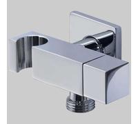 DUPLEX QUADRO CON PRESA ACQUA E RUBINETTO 1/2-1/2 Prese Acqua