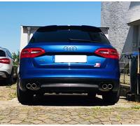 DUPLEX Scarico Sportivo Per AUDI A4 8K B8 4-Tubi Doppio 2x70mm