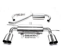 Duplex stainless steel catback exhaust scarico per Audi A3,8P Golf V+ Plus