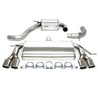 Duplex stainless steel catback exhaust scarico per Audi A3 Sportsback 2.0 tfsi