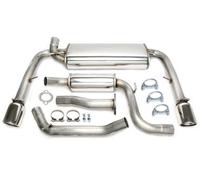 Duplex stainless steel catback exhaust scarico per Volvo C70 II Cabrio 2.5 06-09