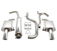 Duplex stainless steel catback exhaust scarico per Volvo V70 III 1.6/2.0/2.5