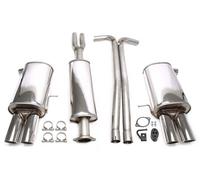 Duplex stainless steel catback exhaust scarico per Volvo XC 90 I 2.5