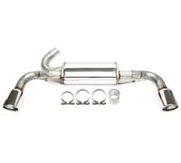 Duplex stainless steel exhaust scarico sport rear muffler per Volvo S60 II V60