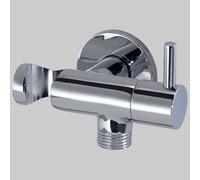 DUPLEX TONDO CON PRESA ACQUA E RUBINETTO 1/2-1/2 Prese Acqua