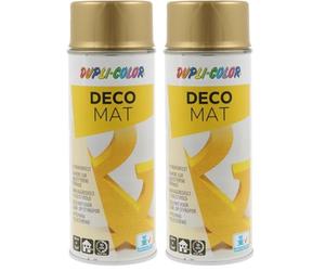 DUPLI-COLOR 193200 DECO MAT Bronzo oro 400 ml (Confezione da 2)