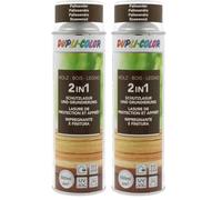 DUPLI-COLOR 391538 IMPREGN LEGNO 2IN1 Palissandro 500 ml (Confezione da 2)
