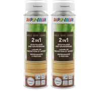 DUPLI-COLOR 391545 IMPREGN LEGNO 2IN1 Trasparente 500 ml (Confezione da 2)