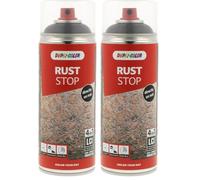 DUPLI-COLOR RUST STOP RAL 9005 Nero profondo satinato 400 ml (Confezione da 2)