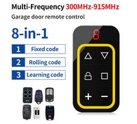 Duplicatore di chiavi per cancello telecomando universale per garage Clone Controller per porta garage multifrequenza 8 canali 300-915 Mhz 433 Mhz