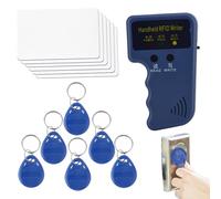 Duplicatore di copiatrice di carte, copiatrice e masterizzatore di carte - Duplicatore di carte ID Copiatore di carte | Scanner di identificazione portatili da 125 kHz con 6 etichette scrivibili per