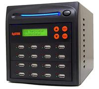 Duplicatore di memoria nero USB 1 to 15