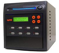 Duplicatore di memoria nero USB 1 to 7