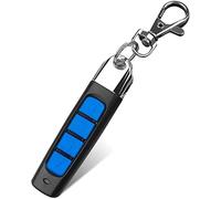 Duplicatore di telecomandi 4 in 1, duplicatore wireless da 433 MHz, duplicatore wireless a 4 tasti, telecomando universale per copia codice fisso e codice rolling code (blu)