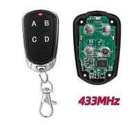 Duplicatore di telecomando RF wireless universale a 4 canali 433 MHz, copia chiave per cancello elettrico,