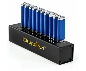 DupliM 1:10 Mini USB 3.0 Flash Drive Duplicatore Copier Burner Computer Collegato per MAC e PC
