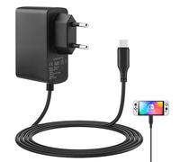 Dupoem Caricatore Rapido USB-C 5V 2.6A Compatibile con Switch/Switch OLED/Switch Lite, Caricatore Universale per Smartphone, Tablet, PC Portatili e Altri Dispositivi Type-C