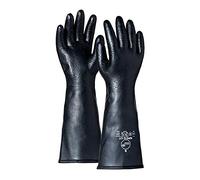 DuPont Tychem NP570 - Guanti protettivi in neoprene per prodotti chimici con protezione antitaglio, 1,73 mm, categoria III, misura 10/L, confezione da 72 paia, colore: Nero
