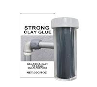 Duqulle Colla per Ceramica, 30g Argilla Collante Epossidica Riparazione, Multiuso Impermeabile Sigillante Resistente al Calore per Riparazioni Rapide di Fori nel Muro, Metallo e Piastrelle e