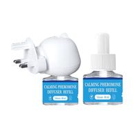Duqulle Diffusore Feromoni Calmanti per Cani | Rilassante Naturale per Animali Domestici,Effetto Lenitivo Non Tossico Ampia Copertura Contro La Solitudine