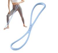 Duqulle Fasce per esercizi con manici, fasce per yoga in silicone a otto forme, cinghie per allenamento a casa, per tutto il corpo, braccia, gambe, petto, schiena, spalle