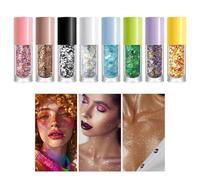 Duqulle Glitter Per Il Corpo,Brillantini Per Capelli Scintillanti E Luminosi | Gel Glitter Per Viso E Corpo,Adatto A Ogni Età, Donne, Uomini, Bambini E Ragazze, Feste, Parate, Concerti, Partite Di