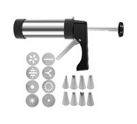Duqulle Macchina multifunzionale per churros vuoti, macchina per biscotti - Macchina per biscotti Churro Maker igienica e sicura - Churros con 8 beccucci di laminazione Borsa di laminazione