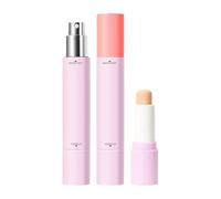 Duqulle Penna di copertura e spray di fissaggio, correttore di colore crema e trucco spray di fissaggio per viso, trucco non grasso cosmetici per viaggi e vacanze