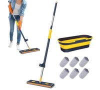 Duqulle Per Pavimenti,Utensile per Pulizie Domestiche | Grande per Casa Piastrelle Bagno Soggiorno Camera da Letto Cucina Appartamento Moquette Legno Duro