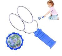 Duqulle Ruota giroscopica Lampeggiante,Ruota giroscopica Lampeggiante Magic Rail Twirler | Riutilizzabile Rail Twirler Fidget Toy Magnetic Defying Stunt Toy per Ragazzi Ragazze Bambini
